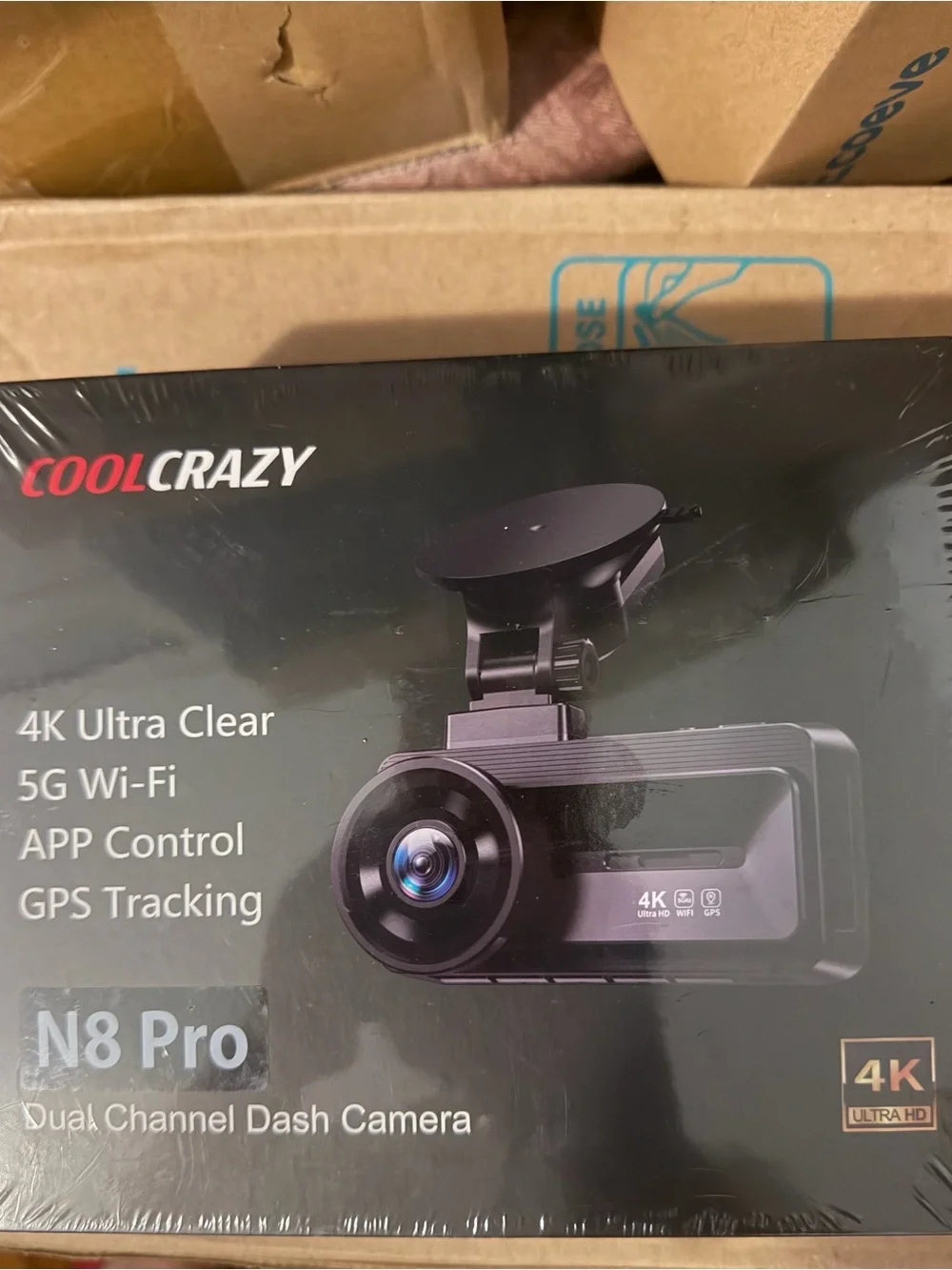Brand new coolcrazy 4K Dash Cam Dual Lens Car recorder